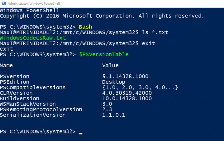 difference between powershell and go2shell